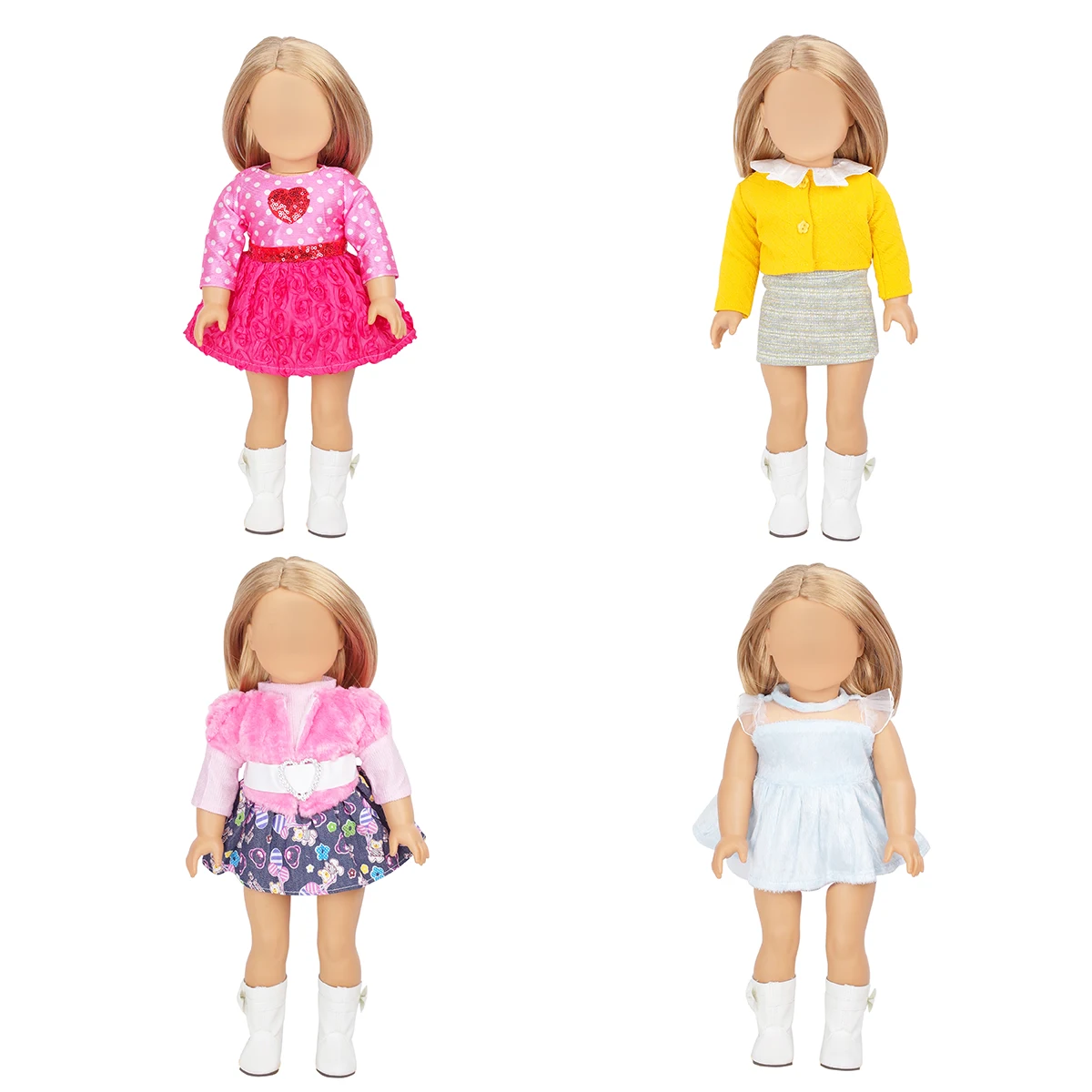 PellyBaby 18 дюймов кукольная одежда модная американская кукла наряды поколение