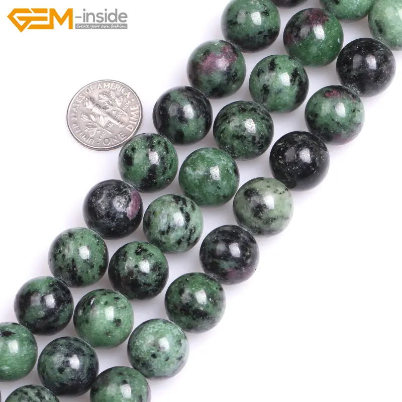 Gem-inside Natural Round Smooth Ruby Zoisite Stone Beads For Jewelry Making Strand 15inches DIY Jewellery
Gem-inside Natural Round Smooth Ruby Zoisite Stone Beads For Jewelry Making Strand 15inches DIY Jewellery