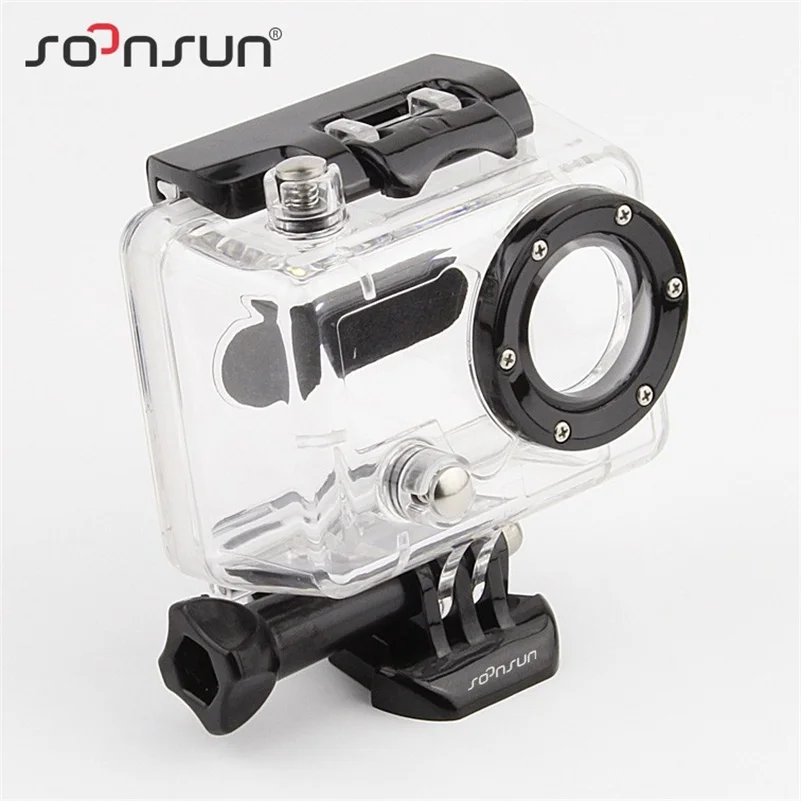 

SOONSUN 35m Waterproof Housing Case Underwater Diving Waterproof Shell Cover for GoPro Hero 2 For Go Pro Hero2 Accessories