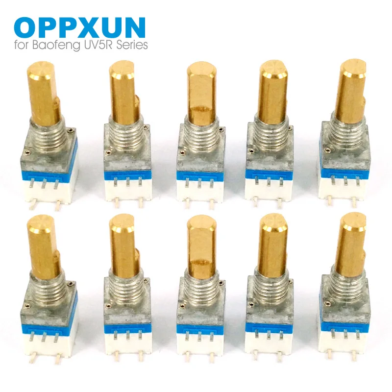 

Power Knob Volume Switch Replacement for Motorola Baofeng UV5R UV-5R BF-888S Kenwood TK3107 SM318 Walkie Talkie Two Way Radio