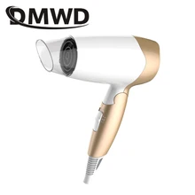 DMWD Складной электрический фен, мини фен для волос с горячим холодным воздухом и ветром, портативный бытовой туристический салонный инструмент для укладки 110 В 220 В