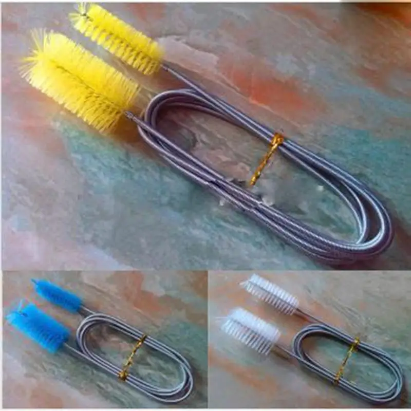 Aquarium Tube Cleaning Brush 61' Flexible U Water Pipe Cleaner Fish