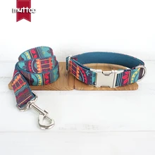 10 шт./лот muttco в этническом стиле Coloful Handmake Мягкие Ошейники Майя самостоятельно создал ошейники и поводки 5 размеры