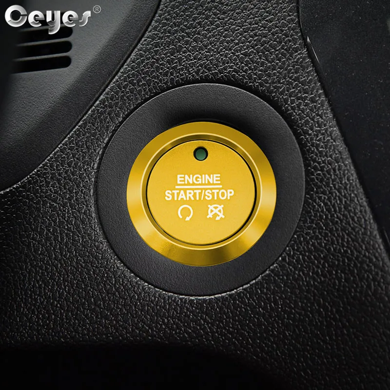 Car Start Engine Button Key Ring for FORD (3)