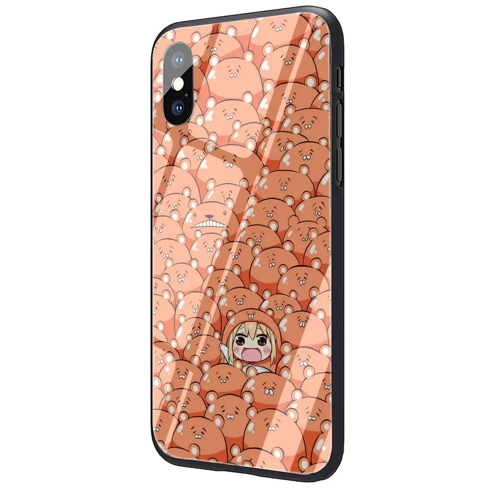 Милый Умару-Чан чехол для телефона из закаленного стекла чехол для iPhone 6 6S Plus 7 8 Plus X XS XR XS Max - Цвет: G4