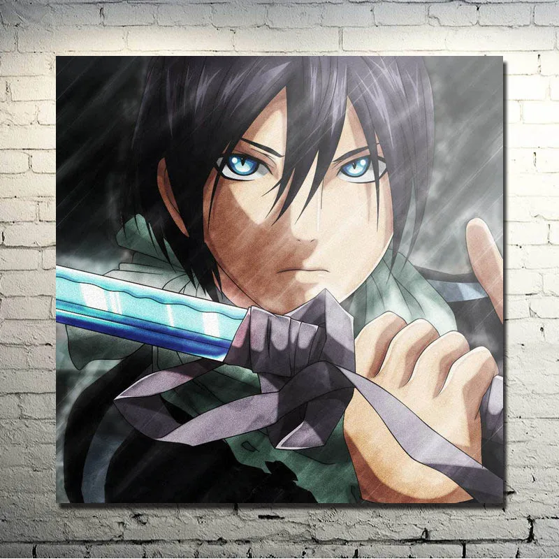 

Noragami Yato Yukine Hot Anime Art Silk Poster Print 13x13 24x24 inches Picture For Home Bedroom Decor 005