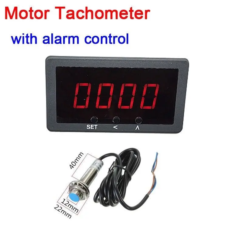 

Digital Tachometer Speed Meter Alarm control Hall Proximity Switch Sensor Magnet