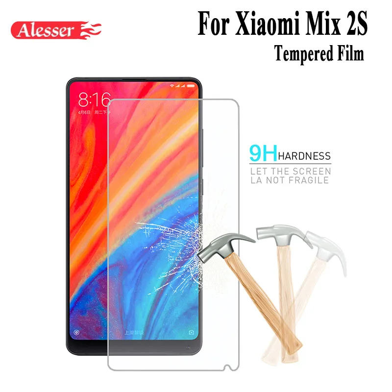 Alesser для Xiaomi Mix 2 S Премиум закаленное Стекло пленка царапинам защитный Сталь