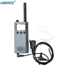 Abbree PTT Mic Air Акустическая трубка наушник гарнитура наушники для Xiaomi Mijia 1S Smart Walkie Talkie Ham радио