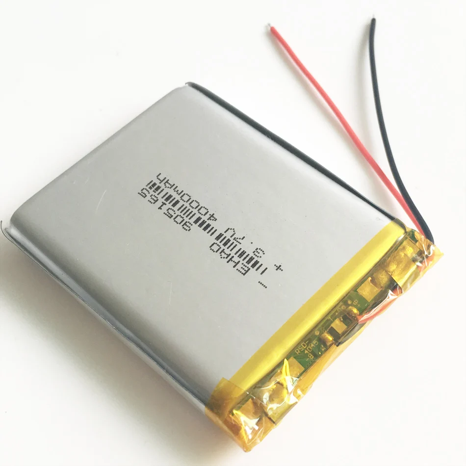 EHAO 905165 3 7 V 4000mAh литий полимерная LiPo аккумуляторная батарея для gps psp power bank динамики