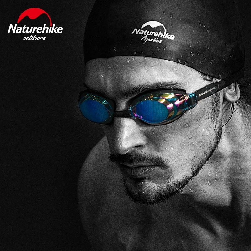 Naturehike gafas de natación profesional Electroplate impermeable Anti niebla protección UV gafas Natacion Naturehike gafas de natación profesional Electroplate impermeable Anti niebla protección UV gafas Natacion