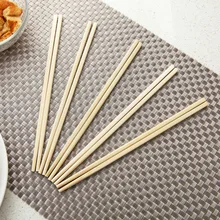 10 пар натурального бамбука Палочки китайские традиционные Винтаж ручной работы китайский ужин Экологичные Посуда