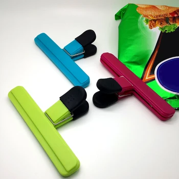 

6pcs Sealing Bag Clips Outdoor Camp Food Bag Sealer Home Food Close Clip Househould Food Snack Storage Clamp kitchen device