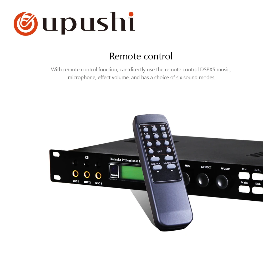 Oupushi DSP X5 караоке предэффектный KTV Профессиональный цифровой аудио эхо эффект