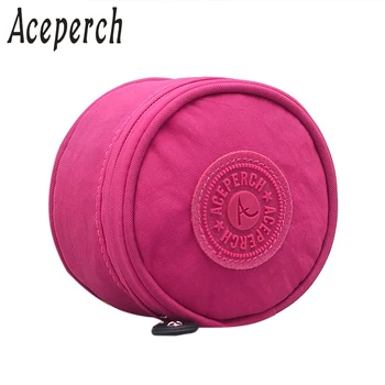 

ACEPERCH Fashion Barrel Shaped Travel Cosmetic Bag Necessaries Makeup Beauty Bag Organizer Holder Maleta De Maquiagem Vanity
