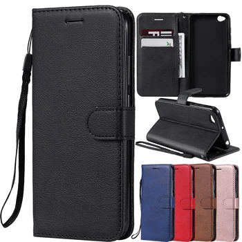 Перейти на Алиэкспресс и купить Кожаный чехол с откидной крышкой для Funda Xiaomi Redmi GO, чехол для Coque Xiaomi Redmi GO, чехол-книжка, Кошелек, Чехол для мобильного телефона, сумка для женщ...