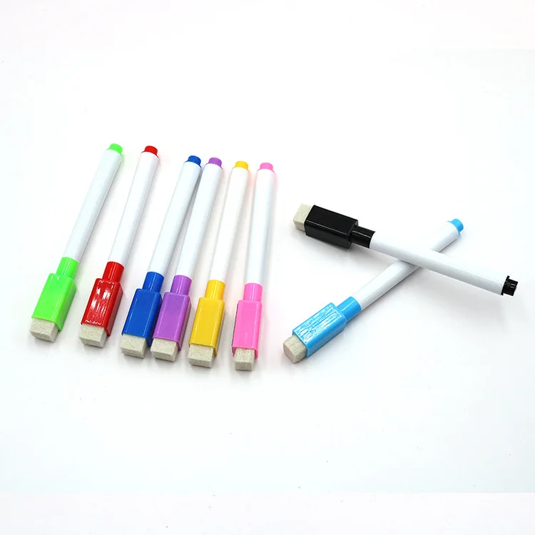 8 шт. цветные маркеры для белой доски Kawaii стираемая магнитная ручка маркеры для рисования доски с белым бордом