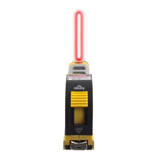 Dsha Новинка Лидер продаж универсальный LV02 лазерный нивелир Горизонтальный Вертикальный рулетка 8FT Выравнивателя охотника многоцелевой линейка желтого цвета