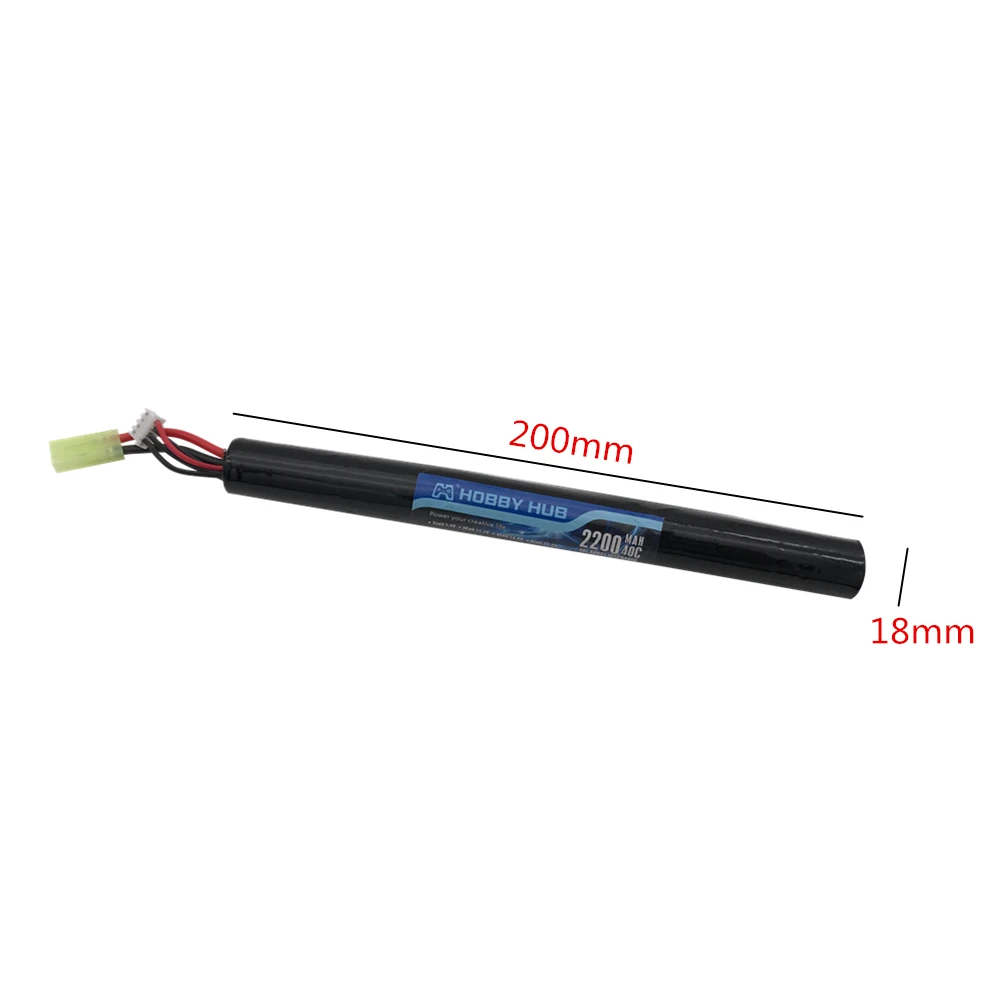 1 шт. хобби концентратор Power RC Lipo аккумулятор 11 В 2200 мАч 18650 40C AKKU мини для