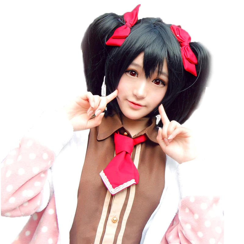 Высокое качество HSIU! Парик Nico Yazawa для косплея костюм взрослых парики Хэллоуина