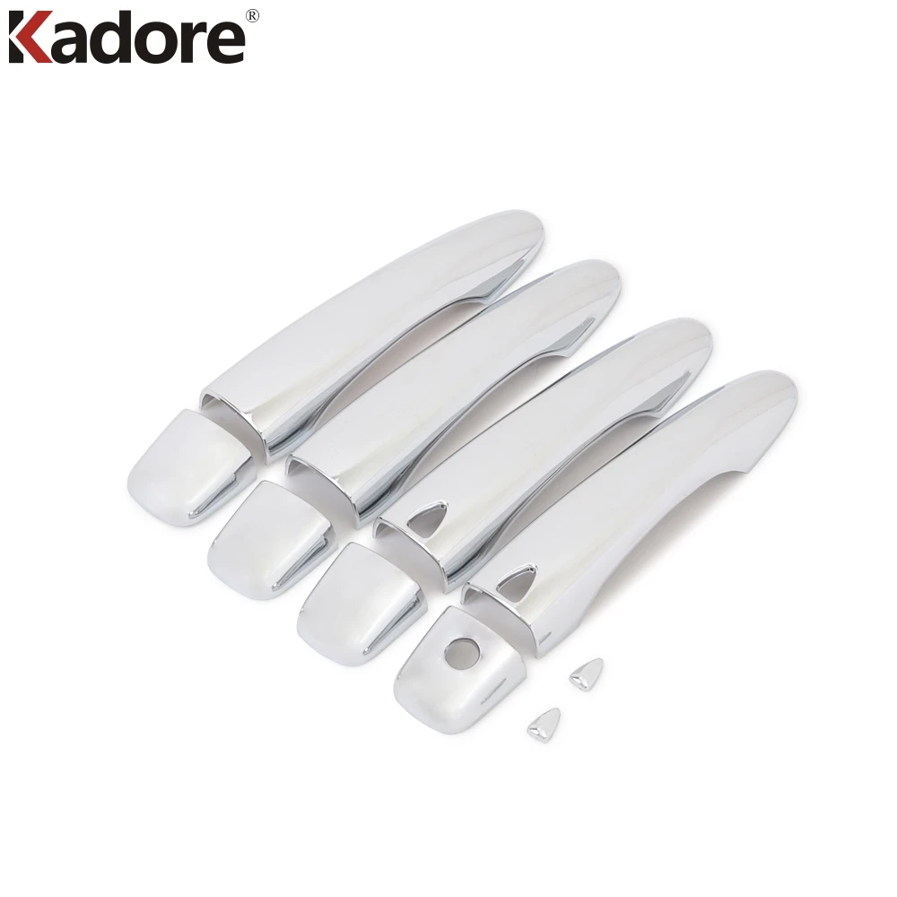 ABS Chrome For Nissan Kicks 2016 2017 2018 Door Handle Catch Cover Trim Smart Keyhole Decoration
