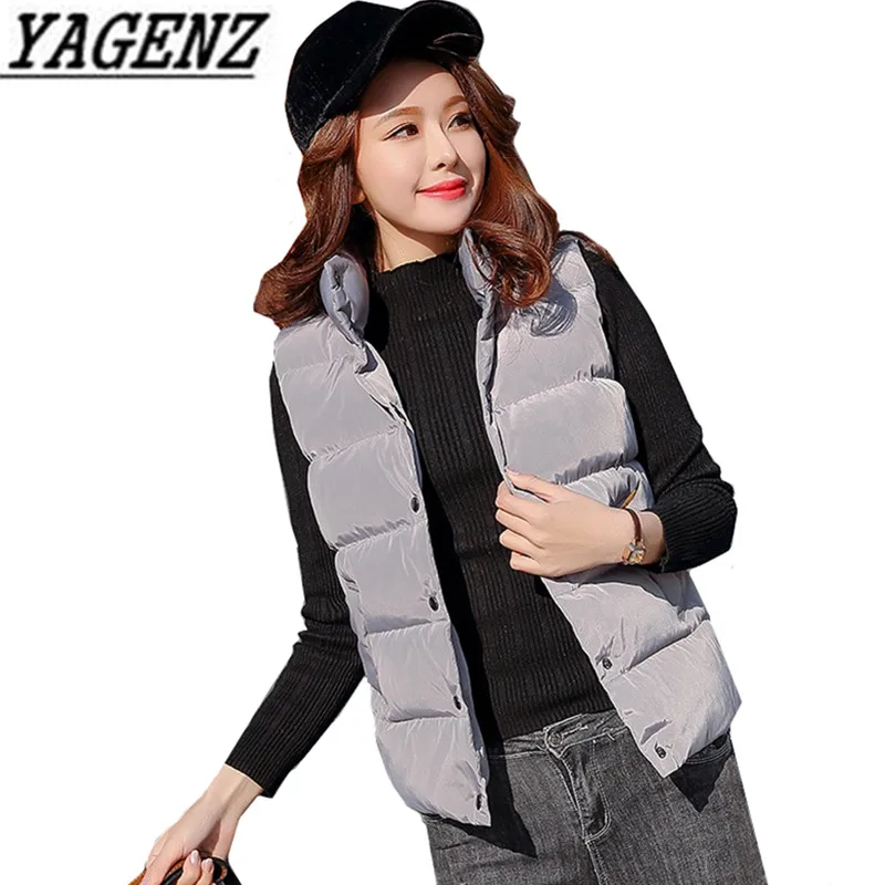 Sleeveless Women Cotton Vest Jacket Warm Coat Plus size 5XL Autumn
