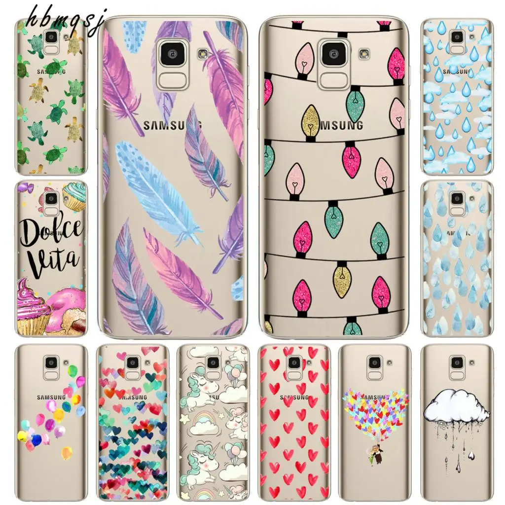 

Case for samsung galaxy s10 s10e s10 s8 s9 plus funda silicone soft feather love original coque for galaxy s10 phone back cover