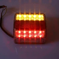 led פנסים פנסים 2pcs LED האחורית השקוע טריילר זנב אורות קיט סירת מרקר משאית Waterproof יוניברסל 12V 15LED חניכי פנסים אחורי טריילר (5)