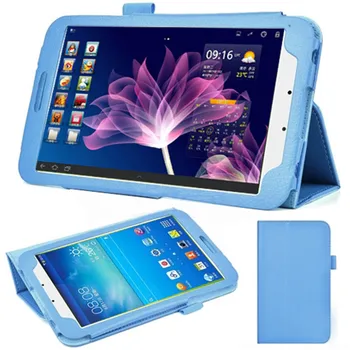 

For Samsung Galaxy Tab 3 8.0 Leather Case Cover for Samsung Galaxy Tab 3 T310 T311 Stand Tablet Protective Cases+stylus