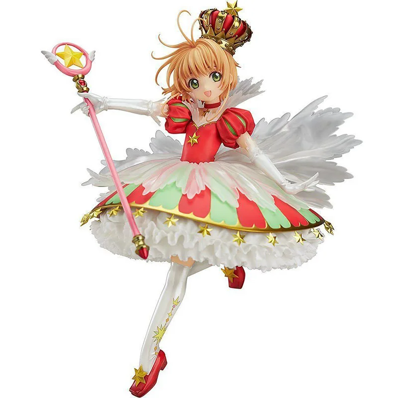 Аниме карточка Captor Sakura Figure Kinomoto Sakuara 15th anniversary эксклюзивная фигурка игрушки коллекции подарок для девочек