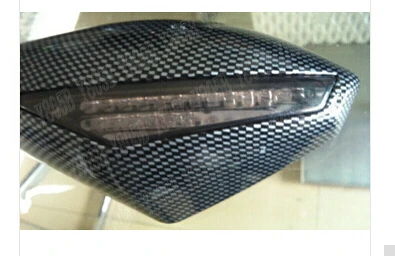 Углерода Мотоцикла LED Поворотник Зеркала Для Suzuki GSXR600 GSXR750 1000 GSX R 1300 K1 K2 K3 K4 k5 K6 K7 K8
