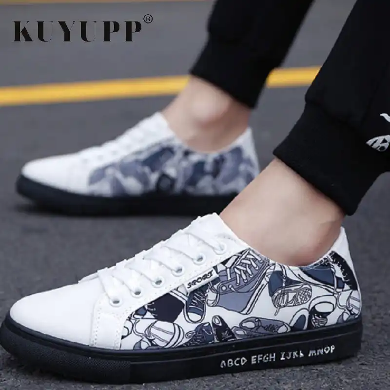 fashion casual korean style mixed color canvas shoes sneakers