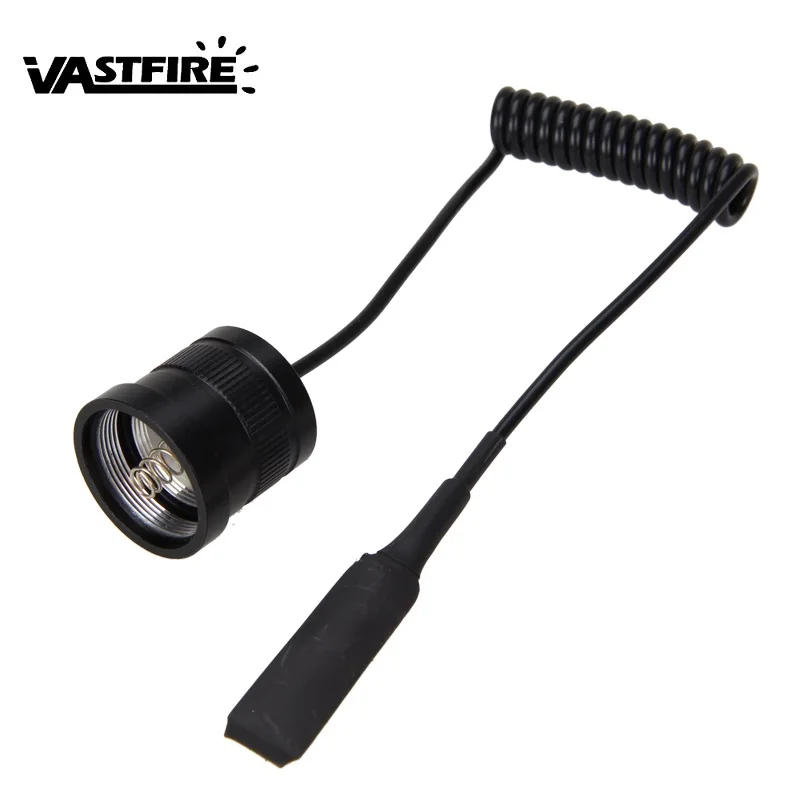 

Black Remote Pressure Switch Controller for 710 Flashlight Torch Light Rat Tail Switch for 24mm