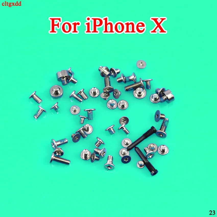 Винты cltgxdd полный комплект винтов для iPhone 4 4S 5C 5S 6G 6s 6 7P 8 plus X ремонт болтов запасных