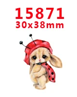 15871 30 шт. с героями мультфильмов плоское украшение из смолы PR 15186 - Цвет: 15871