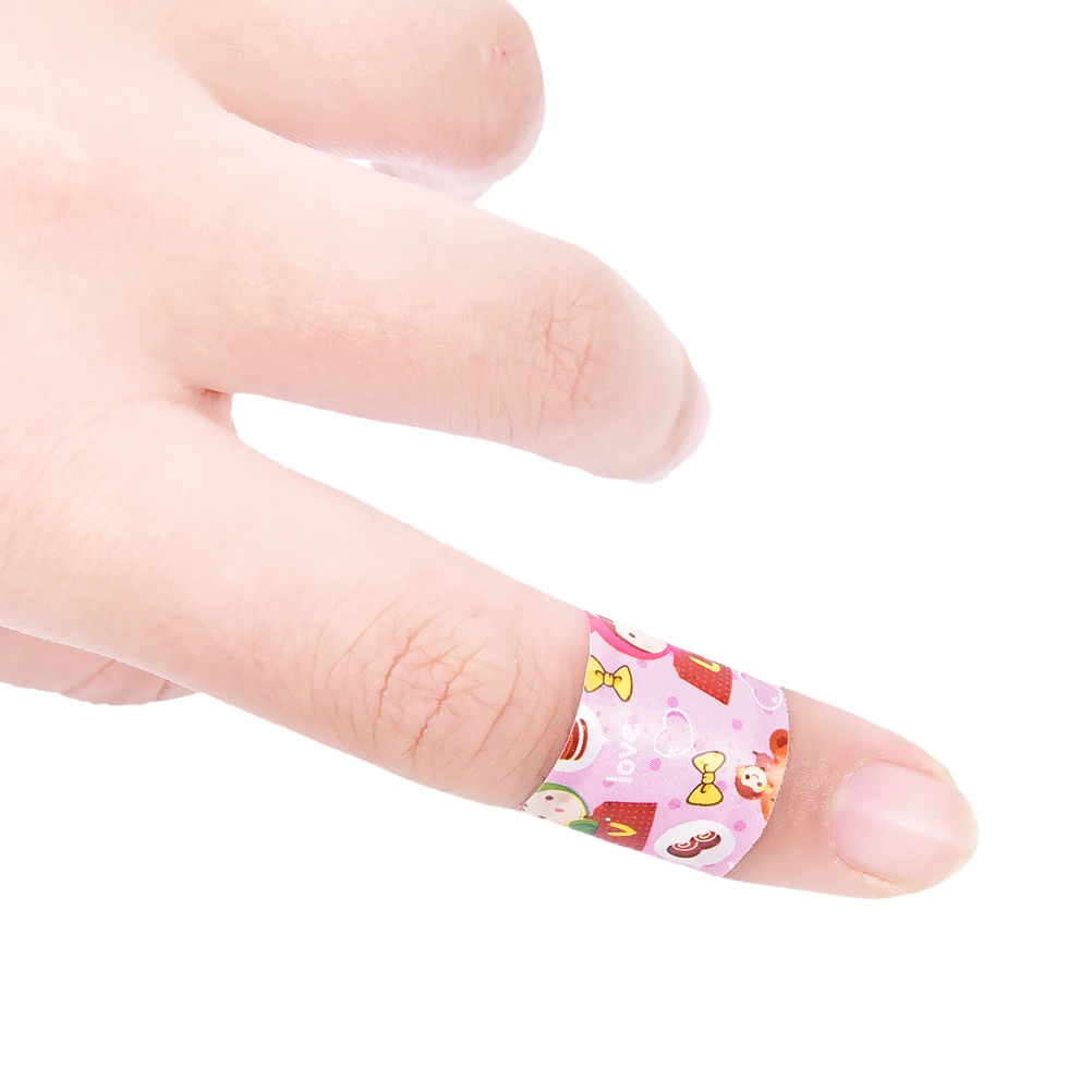 50pcs Waterproof Breathable Cute Cartoon Band Aid Hemostasis Adhesive Bandages First Aid Emergency Kit For Kids Children