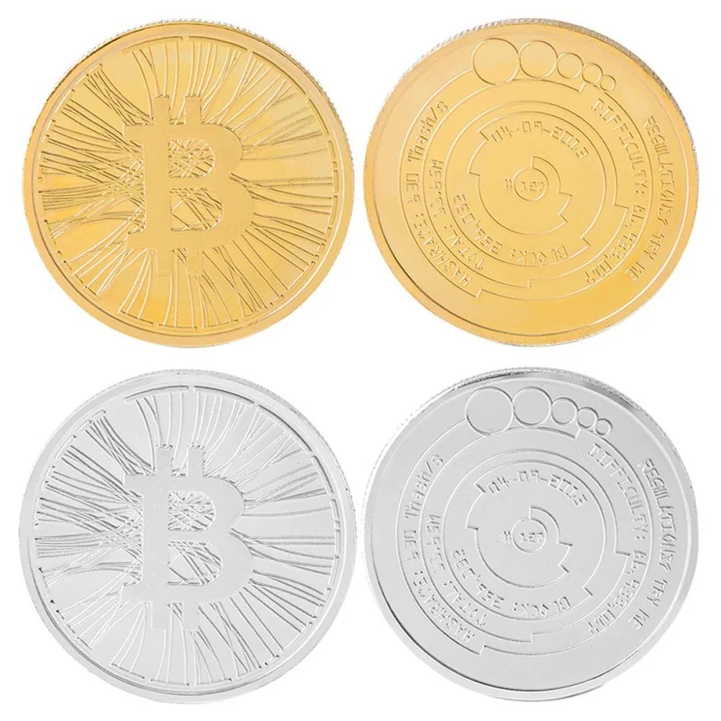 Gift Casascius Bit Coin Gold Plated Bitcoin Coin Collectible BTC Art Collection Physical gold commemorative coins Gift Casascius Bit Coin Gold Plated Bitcoin Coin Collectible BTC Art Collection Physical gold commemorative coins