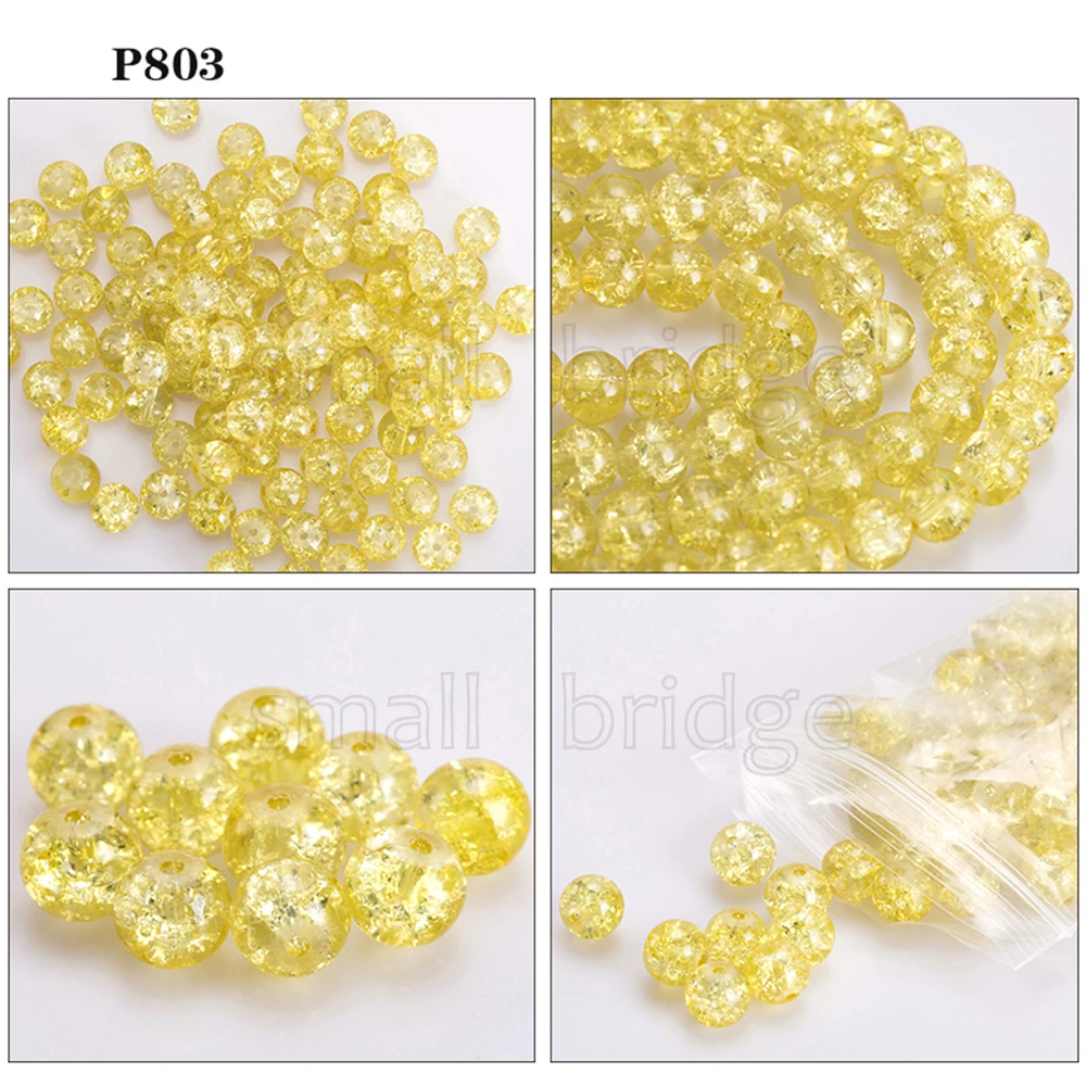 Glass Crackle Beads3