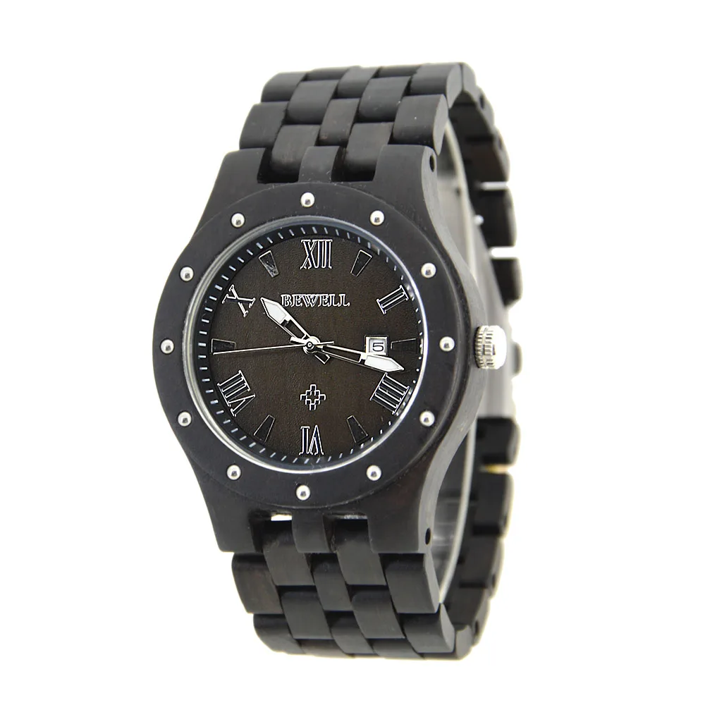 BEWELL WOODEN WATCH