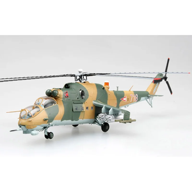 Easy Model Air Force Mi-24 вертолет Hind1/72 масштаб Готовая модель игрушки для сбора подарок