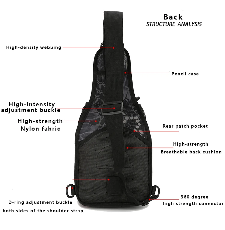 Походный рюкзак спортивный альпинистский наплечный рюкзак тактический походный охотничий рюкзак для рыбалки на открытом воздухе Военная