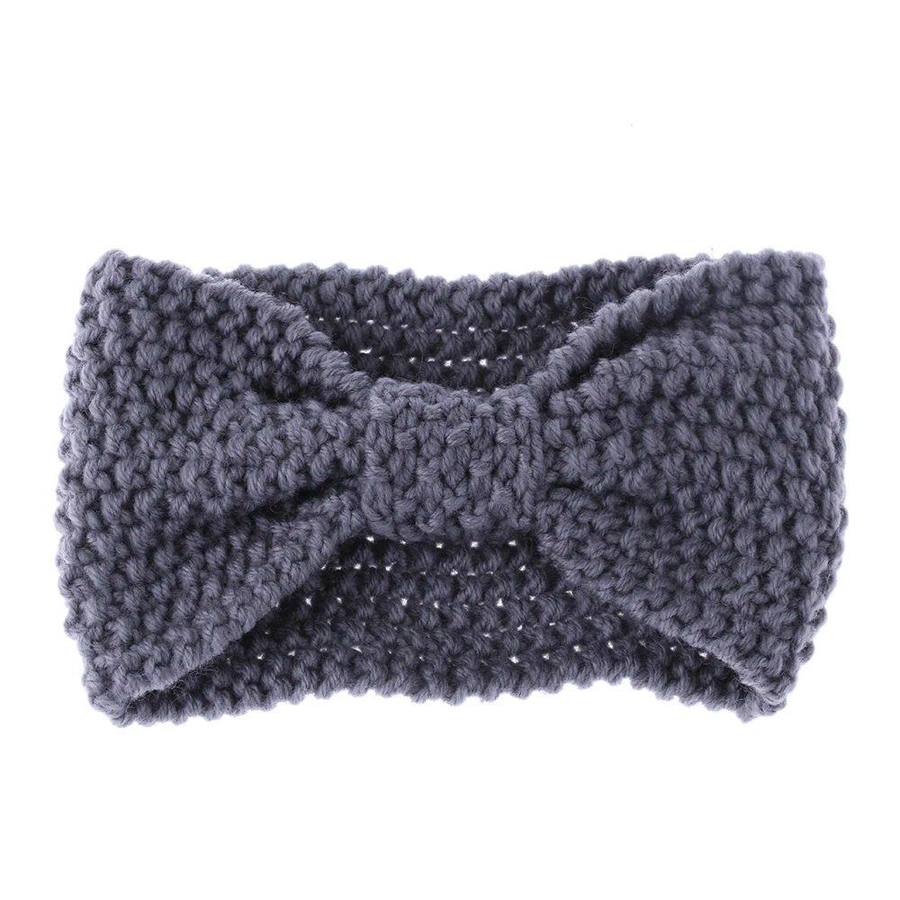 

1PC Fashion Girls Crochet Knotted Turban Knitted Headband for Women Wrap Hairband Winter Ear Warmer Turban Hair Accessories