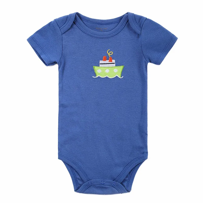 2016 Spring Baby Rompers Boys Girls Jumpsuit 3 PcsLot Body Suits Roupas De Bebe Cotton Overalls Infant Costumes Baby Clothing (10)