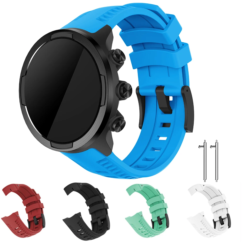 

Silicone Replacement Sport Band Strap For Suunto 9 / Spartan Sport Wrist HR Baro / Sport baro Smartwatch Wrist Bracelet Strap