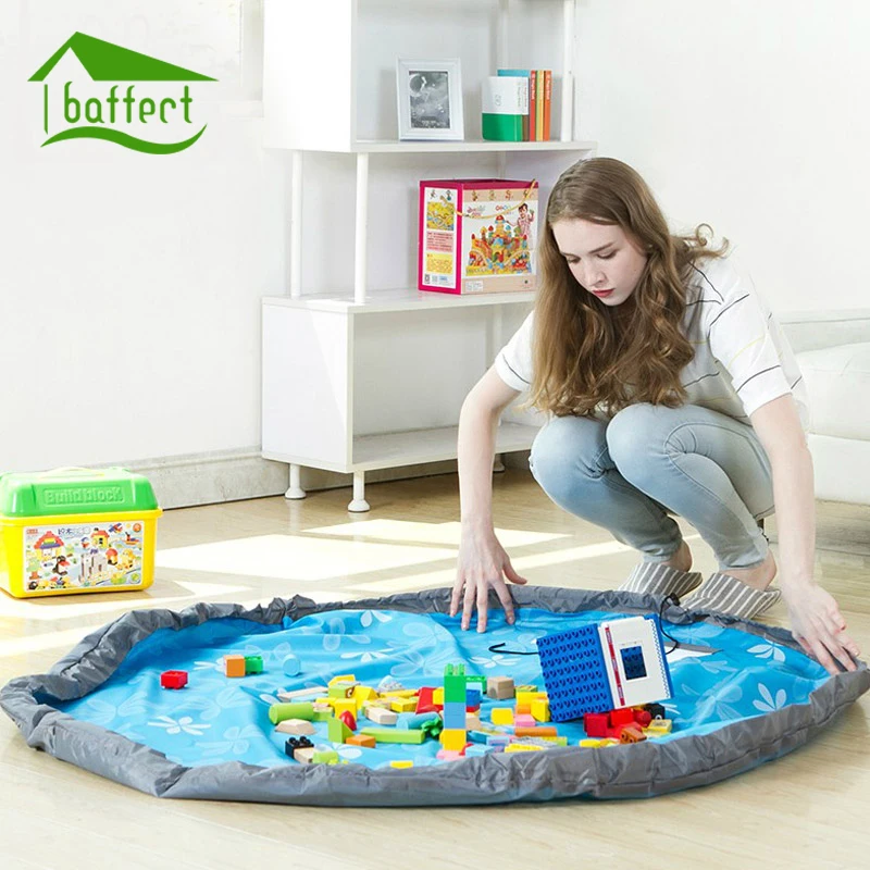 150CM Portable Kids Toy Storage Bag font b Play b font font b Mat b font
