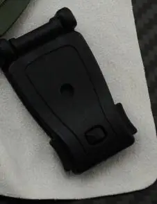 black Открытый EDC нож K оболочка Molle Зажим для ремня Сумка зажим пом зеленый, коричневый, черный - Цвет: black
