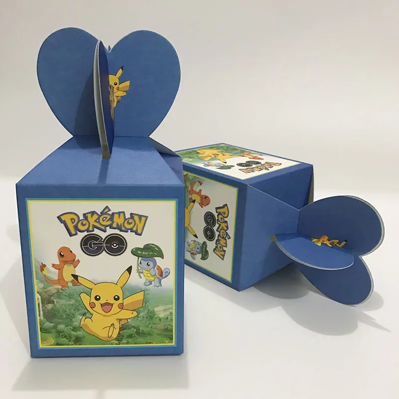 12pcs Pokemon Pikachu Candy Box Kids Birthday Party ...