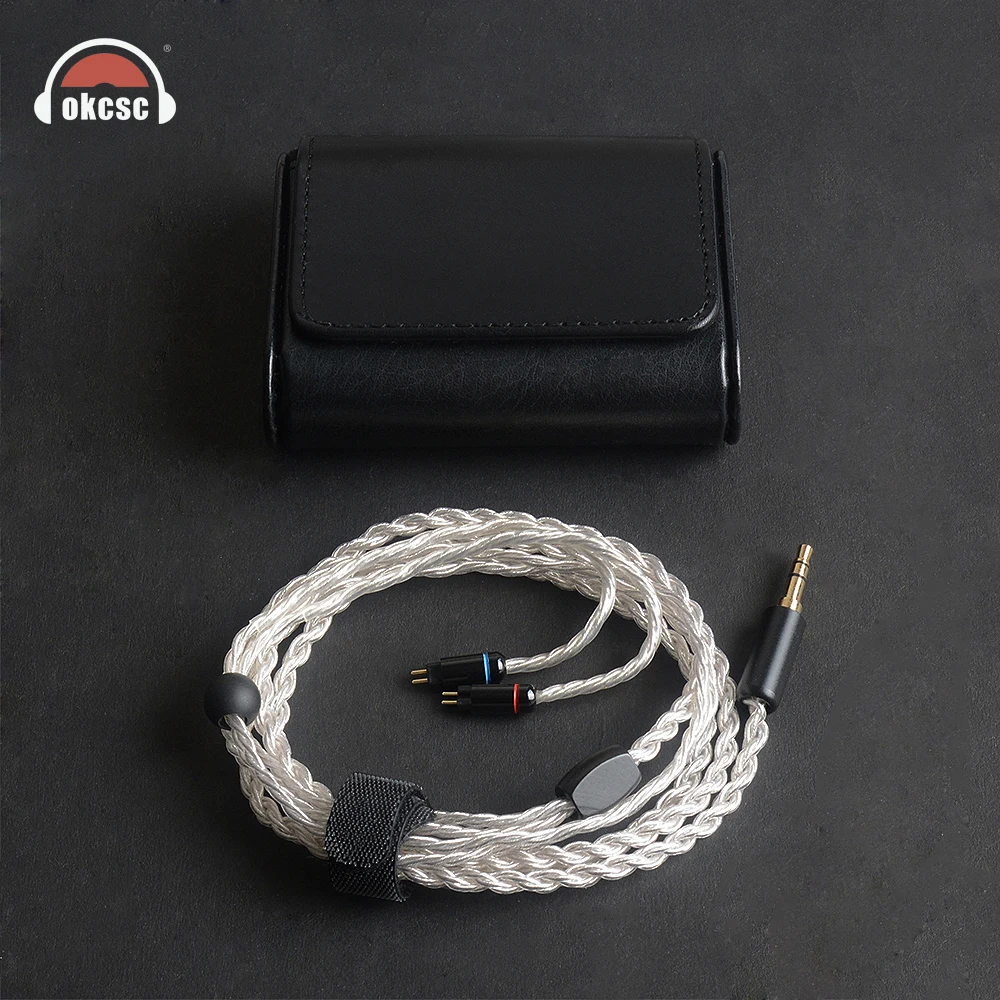 

OKCSC KE6YU 6 Cores Silver Plated Headphone Upgrade Cable 0.78mm 2PIN 3.5mm Stereo Plug for Westone 1964/UE18/JH13/JH16/W4r/UM3X