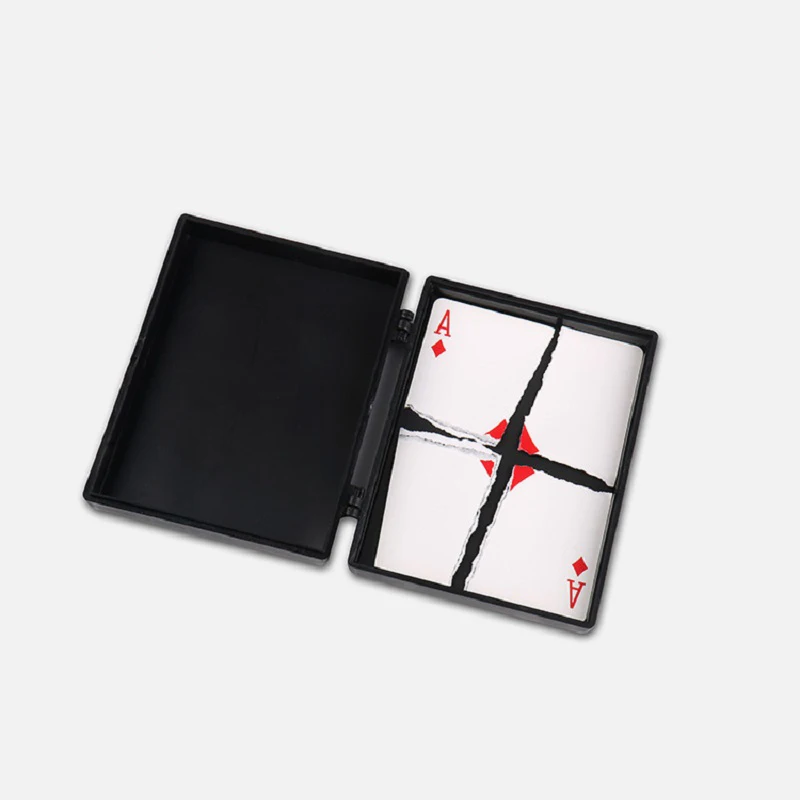 

Magic case broken tearing card can be restored close up magic tricks