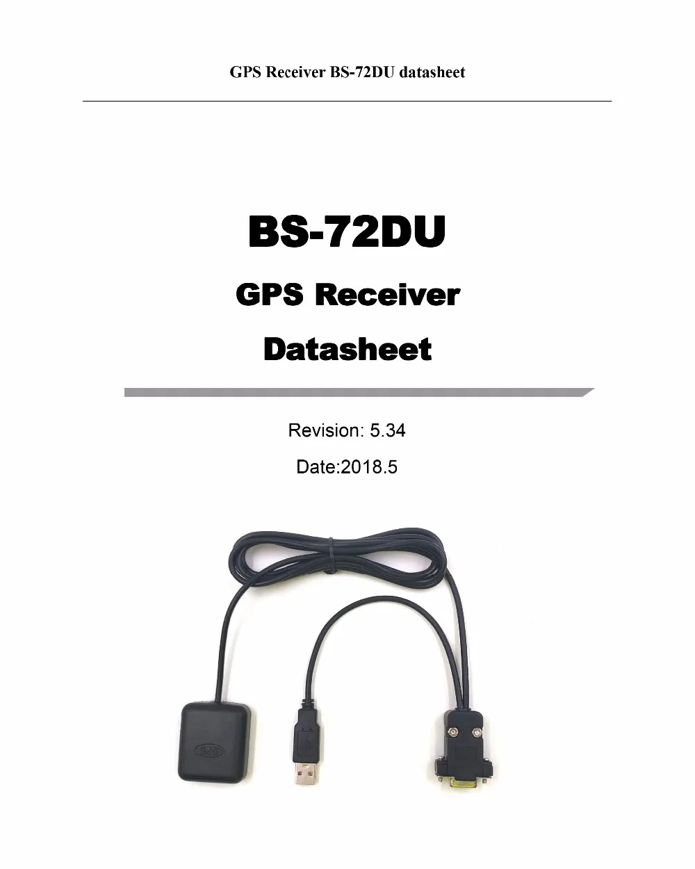 GPS Receiver BS-72DU datasheet-1